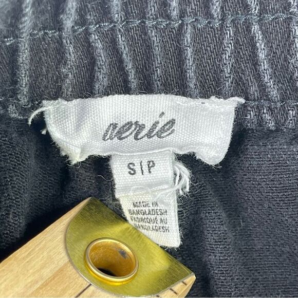 Aerie Shorts Women’s Small Black Cut Off Distressed Elastic Back Pockets Frayed - Picture 3 of 9